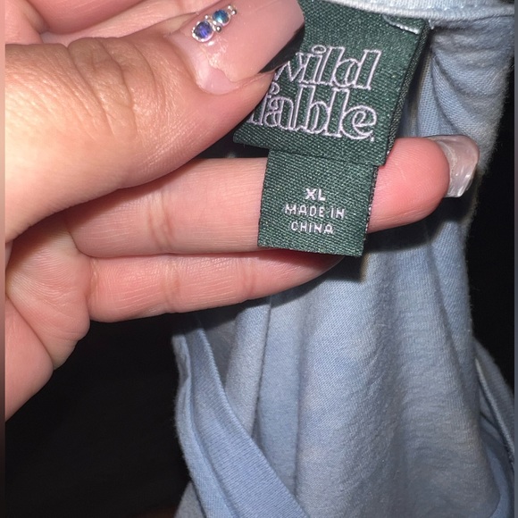 Wild Fable Cropped Peplum Tee - Picture 6 of 6